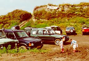 Mud Children and the hill