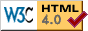 Fully HTML 4.0 compliant