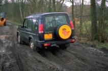 driving a muddy lane