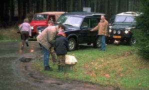 Finding toadstools in Ommen